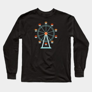 Ferris Wheel Icon Long Sleeve T-Shirt